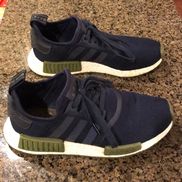 navy green nmd